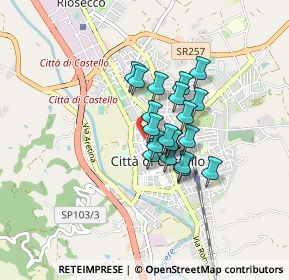 Mappa Via del Petrognano, 06012 Città di Castello PG, Italia (0.554)