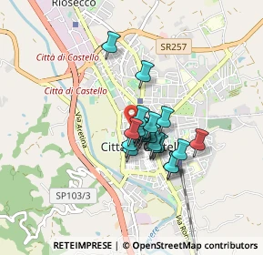 Mappa Via del Petrognano, 06012 Città di Castello PG, Italia (0.565)