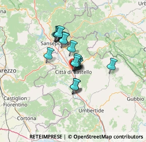 Mappa Piazza del Marchese, 06012 Città di Castello PG, Italia (9.008)