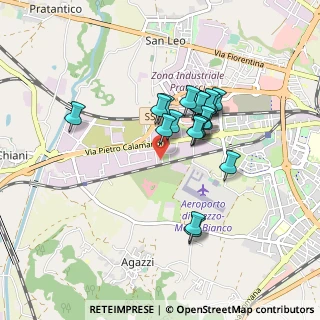 Mappa Via Giuseppe Saragat, 52100 Arezzo AR, Italia (0.712)