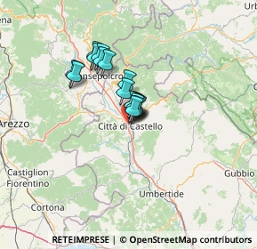 Mappa Via Celle, 06012 Città di Castello PG, Italia (8.0175)