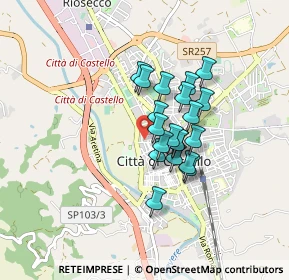 Mappa Via Girolamo Frescobaldi, 06012 Città di Castello PG, Italia (0.6)