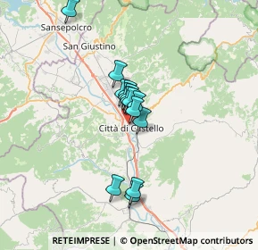 Mappa Via Girolamo Frescobaldi, 06012 Città di Castello PG, Italia (4.52786)