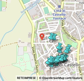 Mappa Via Girolamo Frescobaldi, 06012 Città di Castello PG, Italia (0.3105)