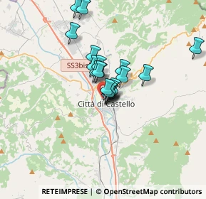 Mappa Via Girolamo Frescobaldi, 06012 Città di Castello PG, Italia (2.2935)