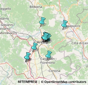 Mappa Via Salvi Castellucci, 52100 Arezzo AR, Italia (7.54385)