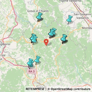Mappa Strada Provinciale 102 di Vagliagli, 53017 Radda in Chianti SI, Italia (6.9565)