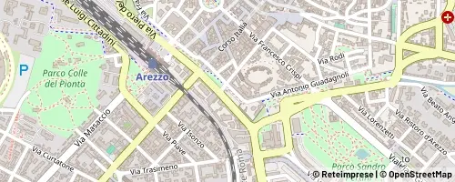 Mappa Arezzo