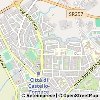 지도 Città di Castello