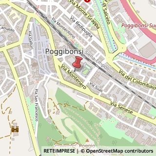Mappa Via Socrate Sardelli, 38, 53036 Siena, Siena (Toscana)