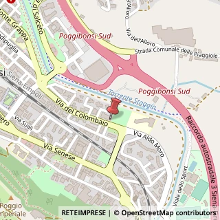 Mappa Via del Colombaio, 79, 53036 Poggibonsi, Siena (Toscana)