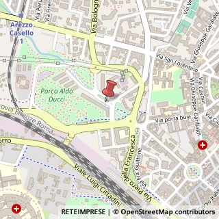 Mappa Via Monte Falco, 134, 52100 Arezzo, Arezzo (Toscana)