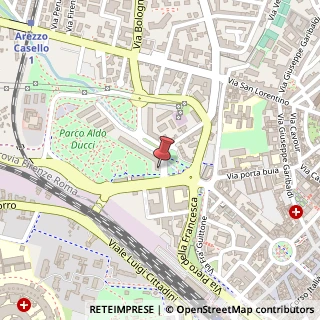 Mappa Via Monte Falco, 86, 52100 Arezzo, Arezzo (Toscana)
