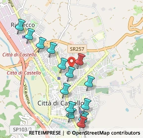 Mappa V.Le Sempione, 06012 Città di Castello PG, Italia (1.07571)