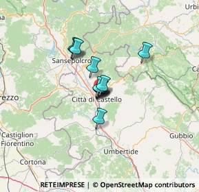Mappa Piazza Salvador Allende, 06012 Città di Castello PG, Italia (7.16833)