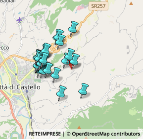 Mappa Vocabolo Salebbio, 06012 Città di Castello PG, Italia (1.61667)