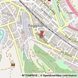 Mappa Via Montenero, 42, 53036 Poggibonsi, Siena (Toscana)