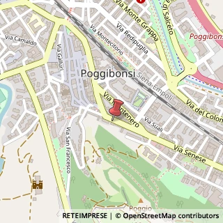 Mappa Via Senese, 9, 53036 Poggibonsi, Siena (Toscana)