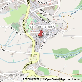 Mappa Via San Giovanni, 46, 53037 San Gimignano, Siena (Toscana)