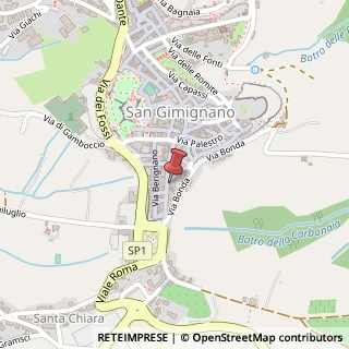 Mappa Via San Giovanni, 69, 53037 San Gimignano, Siena (Toscana)