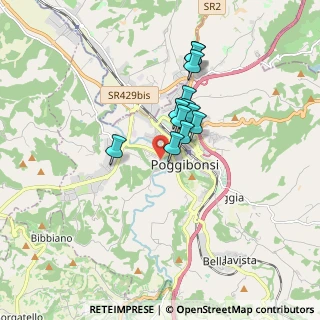 Mappa Via Dei Cipressi, 53036 Poggibonsi SI, Italia (1.29417)