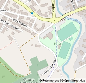 Mappa Via Dei Cipressi, 53036 Poggibonsi SI, Italia (0.14231)