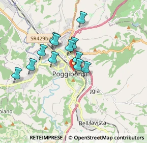 Mappa Via Pellegro Suali, 53036 Poggibonsi SI, Italia (1.46917)