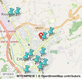 Mappa Viale Brennero, 06012 Città di Castello PG, Italia (1.22)
