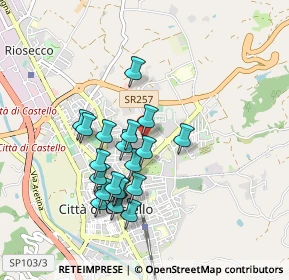 Mappa Viale Brennero, 06012 Città di Castello PG, Italia (0.8155)
