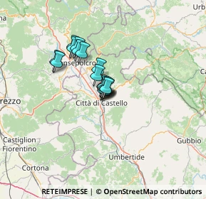 Mappa Viale Brennero, 06012 Città di Castello PG, Italia (7.88313)