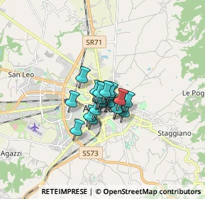 Mappa Via del Saracino, 52100 Arezzo AR, Italia (0.804)