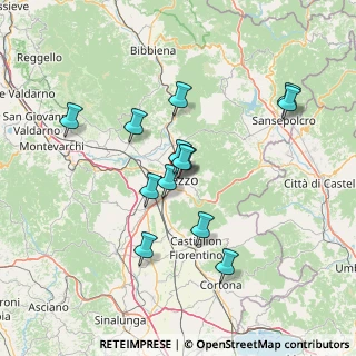 Mappa Via del Saracino, 52100 Arezzo AR, Italia (12.93)