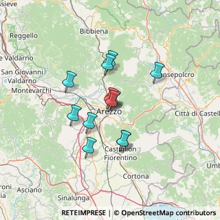 Mappa Via Montetini, 52100 Arezzo AR, Italia (10.58583)