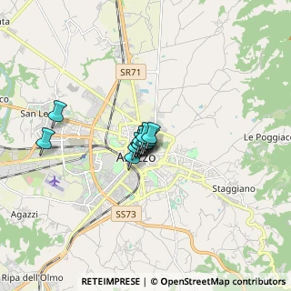 Mappa Via Montetini, 52100 Arezzo AR, Italia (0.875)