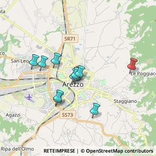 Mappa Via Montetini, 52100 Arezzo AR, Italia (1.57273)