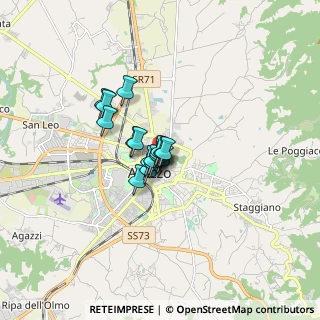 Mappa Via Montetini, 52100 Arezzo AR, Italia (0.86824)