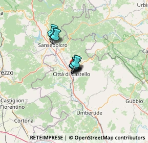 Mappa Viale Alcide De Gasperi, 06012 Città di Castello PG, Italia (6.70846)