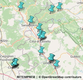 Mappa Viale Alcide De Gasperi, 06012 Città di Castello PG, Italia (18.9935)