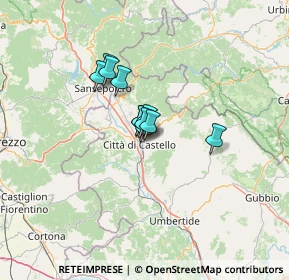 Mappa Viale Alcide De Gasperi, 06012 Città di Castello PG, Italia (7.17091)