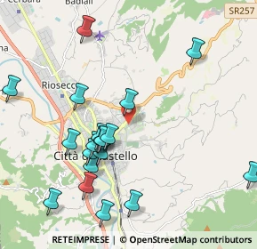 Mappa Viale Alcide De Gasperi, 06012 Città di Castello PG, Italia (2.387)