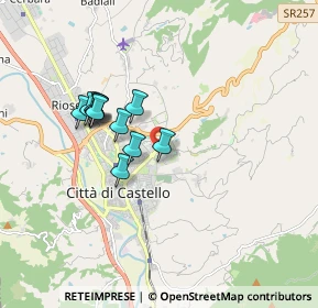 Mappa Viale Alcide De Gasperi, 06012 Città di Castello PG, Italia (1.46727)