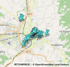 Mappa Via dell'Orto, 52100 Arezzo AR, Italia (1.01)