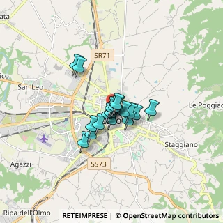 Mappa Via Giosuè Carducci, 52100 Arezzo AR, Italia (0.95947)