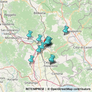 Mappa Via Giosuè Carducci, 52100 Arezzo AR, Italia (8.61313)