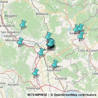Mappa Via Giosuè Carducci, 52100 Arezzo AR, Italia (10.89813)