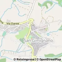 Karte San Gimignano