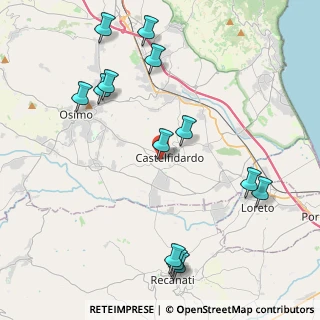 Mappa Via L. Cadorna, 60022 Castelfidardo AN, Italia (5.00692)