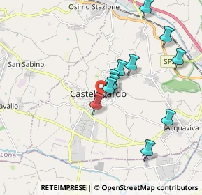 Mappa Via Guglielmo Marconi, 60022 Castelfidardo AN, Italia (1.78364)