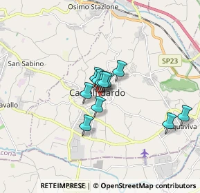 Mappa Via Guglielmo Marconi, 60022 Castelfidardo AN, Italia (1.08273)