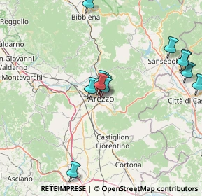 Mappa Via Guglielmo Marcillat, 52100 Arezzo AR, Italia (16.52083)